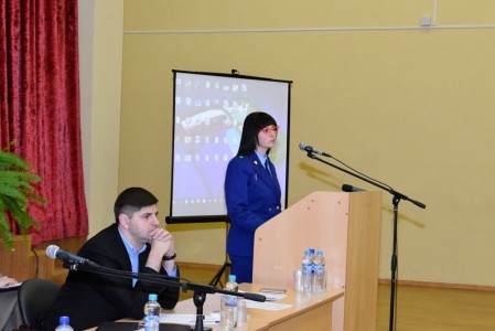 Выступление старшего помощника прокурора Липецкой области по правовому обеспечению Ольги Кашириной